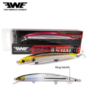 Lures Ewe Despot Baojun2 115f Arc Minnow Fishing Lure 115/125/140mm 13/17 / 21G Wobblers Floating Bait pour Pike Zander Sea Bass Fish