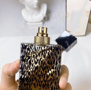 Perfume de lujo para mujeres, hombres, colonias, botella con estampado de leopardo libre de 90ml, fragancia de larga duración, spray Natural 5292268