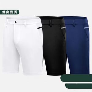 Lujosos pantalones cortos de golf de estilo chino para hombre - Moda de verano, elásticos, ideales para deportes - Calidad premium, diseño elegante