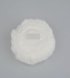 Luxueuse houppette à poudre simple face en peluche blanche, sac de 20 photos 80mm6271268