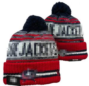 Chaquetas azules de lujo Gorros Columbus Beanie Diseñador de hockey Frijol de invierno Hombres y mujeres Diseño de moda Sombreros de punto Caída Gorro de lana Jacquard Unisex Cráneo Deporte Gorro de punto a