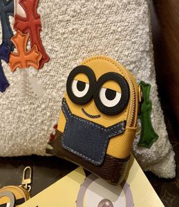 Bolsa de marca de lujo Cadena clave NUEVA Minion Mini Mini Gran Capacidad Cero Wallet Colgante4447775