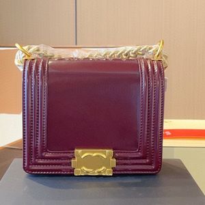 Paquete de marca de lujo para mamás, bolso de lujo para mujer, bolso de hombro de diseñador cruzado a la moda, bolso de cadena Retro, Mini bolso con tapa, caja