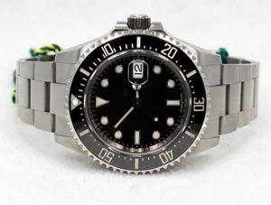 Luxury Bu Watch New Factory 2813 Mouvement automatique Sea-Dweller Red 43mm 126600 Steel Diver Céramique Céraque b / Papers Mint Watchs pour hommes