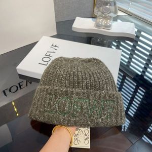 Chapeau tricoté en cachemire de luxe LOWEE designer loewf Beanie cap hommes hiver décontracté laine chapeau chaud ventes d'usine en gros