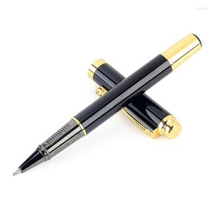 Bolígrafos de estilo dragón chino de lujo, bolígrafo de Metal con Clip dorado para escuela, oficina, negocios, papelería de escritura