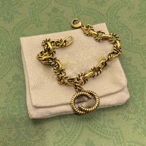 Bijoux de mode classiques de luxe colliers en or G colliers pendentifs chaîne pendentif colliers de haute qualité avec boîte bijoux en argent CYG239185-6