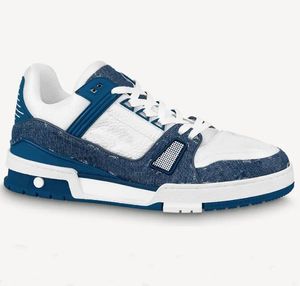 Chaussures d'entraîneur de luxe, chaussures de sport Designer marque Chaussures masculines plate-forme en cuir en cuir blanc noir unisexe velours en veille en daim chaussures de sport décontractées 35-45