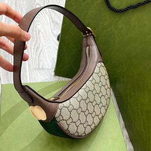 Pochette de luxe Demi-Lune Sacs sous les aisselles Ophidia 7A Portefeuilles d'épaule de qualité G Toile Le sac à main fourre-tout été Nylon Femmes Crossbody Classique Pochette pour hommes