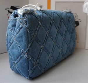 Designer de luxe Sacs Designer- Femmes mode dames sac chaîne messager petit denim lavé rétro artisanat sacs à bandoulière vente directe d'usine