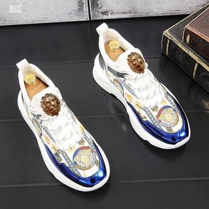 Bottes de concepteur de luxe pour hommes de fête en or pour hommes imprimés chaussures cloutées baskets plates bottes décontractées pour femmes A5