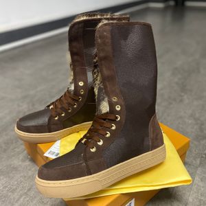 Bottes de luxe de styliste pour femmes, Martin, cowboy en bois, neige, cuir noir, bottes de luxe pour femmes