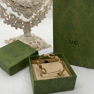 Bracelet de créateur de luxe manchette bijoux classiques dames bracelets en or design personnalisé bracelet de mode ouvrable cent avec accessoires cadeaux de vacances