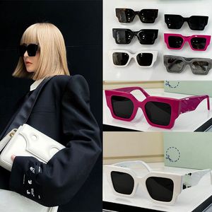 Diseñador de lujo Gafas de sol de marca Gafas de alta calidad Mujeres Hombres Gafas para mujer Vidrio de sol UV400 lente Unisex OW1003 precio al por mayor con caja