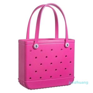 diseñador de lujo Eva Bogg mujer Tote Bolsas de compras grandes Bolsas Lady H195I Almacenamiento Playa lavable Silicona Eco Jelly Candy billetera 971