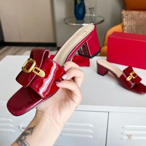 Designer de luxe nouvelle mode pantoufles dames sandales lettre glisser épissage été boîte originale sac à poussière bonne qualité
