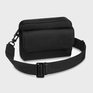 Diseñador Fastline Messenger Men's Shoulder Hearing Brand Luxury Leather bolso Man Handbag Fashion Crossbody Black Wallet