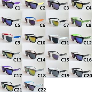 Gafas de sol de diseñador de lujo para hombres Marco cuadrado Mujeres Deporte Conducción Gafas de sol Tonos Gafas 22 colores
