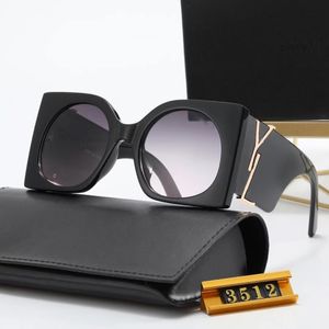 Gafas de sol de diseñador de lujo para mujeres Protección de gafas para hombres Letras de gafas de sol de gafas de sol