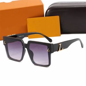 Lunettes de soleil design de luxe pour femmes polarisées multi couleurs lunettes de soleil vacances lunettes hommes femmes marque de mode lettre d'entraînement verre de soleil