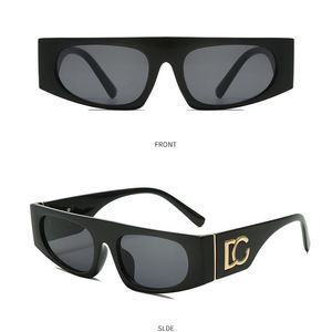 Gafas de sol de diseñador de lujo Gafas de sol de montura pequeña y fresca para hombres y mujeres Gafas de sol de playa clásicas de diseñador Marcos Diseño cómodo UV400 con estuche para gafas de sol