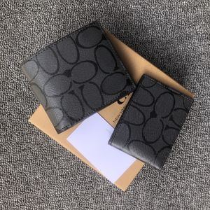 Diseñador de lujo Titular de la tarjeta de calidad superior Cuero genuino Marmont Monedero Moda para mujer Monederos Monederos para hombre Llavero Moneda de crédito Mini billetera Bolsa Charm Brown Canvas