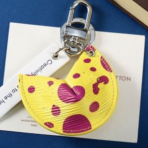 Diseñador de lujo una billetera de llave unisex linda afortunada llave de la cadena del hombro bolsas del bolso del bolsillo del llavero del llavero del diseñador famosa carteras del llavero del llavero regalo