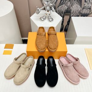 Diseñador de lujo Women Spring New Round Head Round Foot Foot Sombritorios de la suela gruesa Famá