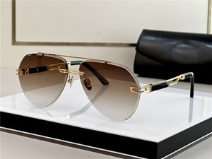 FASHION designer Thee duken II gafas de sol piloto para hombres y mujeres para mujer para hombre gafas de sol para mujer gafas retro uv400 protegen el diseño de corte sin montura con estuche de origen