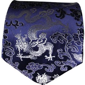 Dragón étnico de lujo Jacquard Ties Style China High End Mulberry Silk Brocte Genuine Silk Men Chartilies Estándar Fashion277k