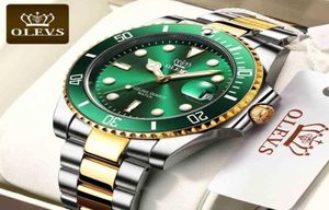 Luxury Fashion Designer Watches Mechanical Core Green Water Demon Blackwater Gold Male Male Wiss Withing Shop comprando el Automat6640744