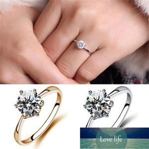 Anillo de laboratorio pequeño de lujo para mujer, anillo de compromiso, anillos de boda con solitario para mujer, precio de fábrica, diseño experto, calidad, último estilo, estado original