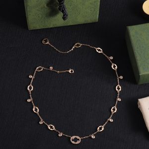 Luxury g collar de collar g set de diamantes diseñador diseñador de mujeres collar de lujo joyería navidad Santa de San Valentín envío gratis