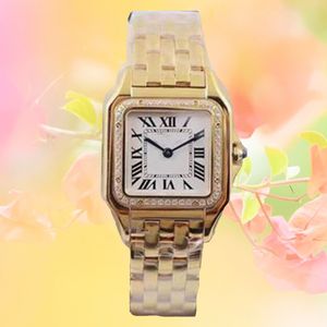 Montre de luxe en or pour femmes montres à mouvement montres-bracelets en diamant pour femmes saint-valentin noël fête des mères bracelet en acier inoxydable horloge