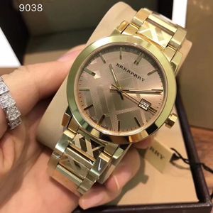 Montre de luxe en or pour femmes, marque supérieure de 38mm, montres-bracelets de styliste pour femmes, cadeau de saint-valentin, de noël, de fête des mères, bracelet en acier inoxydable