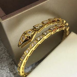 Bijoux de luxe bracelet de créateur bijoux de créateur femme bracelet serpent platine or rose bracelet en or pour hommes bracelet bracelets pour femmes cadeaux pour les amoureux