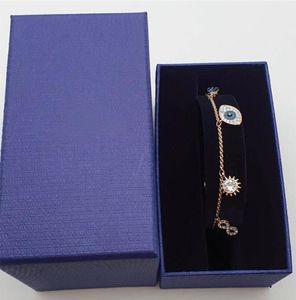 Bijoux de luxe Bracelet de charme de chaîne pour les yeux maléfique Bracelet charme pour femmes couples avec le logo Box Box Crystal Bangle Gift 5497668 Annajewel7144397