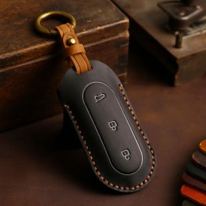 Etui clés de voiture en cuir de luxe, étui de protection pour porte-clés à distance, pour Lead Ideal One 2022 Li Auto L9 L7 L8pro L9max