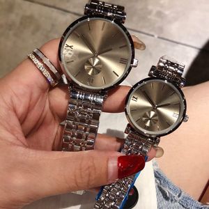 Relojes de lujo para amantes, para hombre, para mujer, reloj de vestir para mujer, diseñador de primeras marcas, relojes de pulsera dorados con banda de acero inoxidable para hombres, mujeres, regalo de Navidad para el día de San Valentín