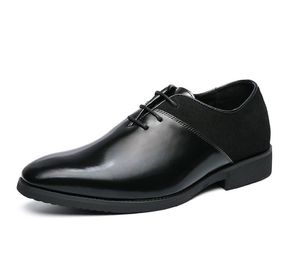 Zapatos de vestir Oxford de lujo para hombre, cuero italiano, rojo, negro, pulido a mano, puntiagudos, con cordones, zapatos formales para boda y oficina