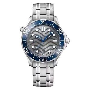 Luxury Mens Designer Vintage Master Watch Mechanical Mechanical Automatic Watches for Women Men Blue Wave Dial Wristwatch Montre de Luxe 41 mm Relojes de pulsera