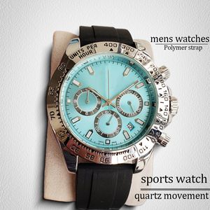 Luxury Mens Watch Designer Quartz Mouvements Mouvements de 40 mm Case de montre en acier noir WatchStrap Casual Classic Style Fashions Modern Wrist Wistarches Designer Watches