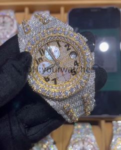 Luxury Mens Watch Moving Watches MenWatch Out Watch Moissanite Watch Wallwatch Automatique Montre Designer Watches for Men Diamond Watch Montre de Luxe 008