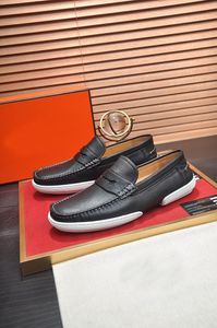Luxury New Mens Vobes Chaussures Locs de bureau Walk Career Formal Real Leather Italie Slip on Shoe Taille 38-45