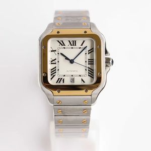 Luxury Orologi Santos 39 mm Designer Men Regarde des montres de haute qualité Classic Rome Dial Luxury Automatique mécanique 904L Bands de bracelet imperméables avec boîte avec boîte