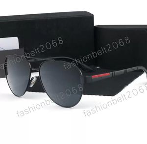 Lunettes de soleil ovales de luxe pour hommes de créateurs de créateurs de lunettes polarisées lunettes de soleil surdimensionnées vintage noires de lunettes de soleil masculines