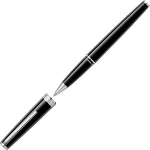 Luxury P-I-X Series Brillante Negro Plata Clip 0.7mm M Tinta Rollerball Pen SIN CAJA