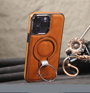 Coque de téléphone Vogue en cuir végétalien plaqué de luxe pour iPhone 14 13 Pro Max, protection complète durable, pare-chocs souple, support magnétique invisible, support de voiture, coque arrière professionnelle