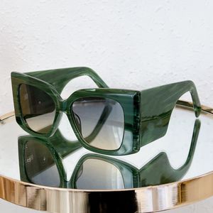 Gafas de sol de diseño polarizadas de lujo para hombres, mujeres, moda fresca, clásica, placa gruesa, negro, blanco, gafas con montura grande, gafas de sol para hombre UV400 con caja original