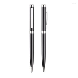 Recambio negro de bolígrafo retráctil de lujo de 0,5 mm para hombres y mujeres presentes